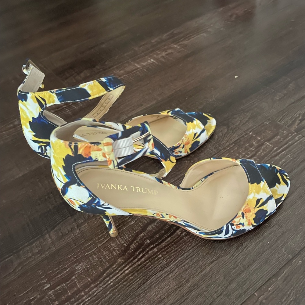 Ivanka Trump Floral High Heels